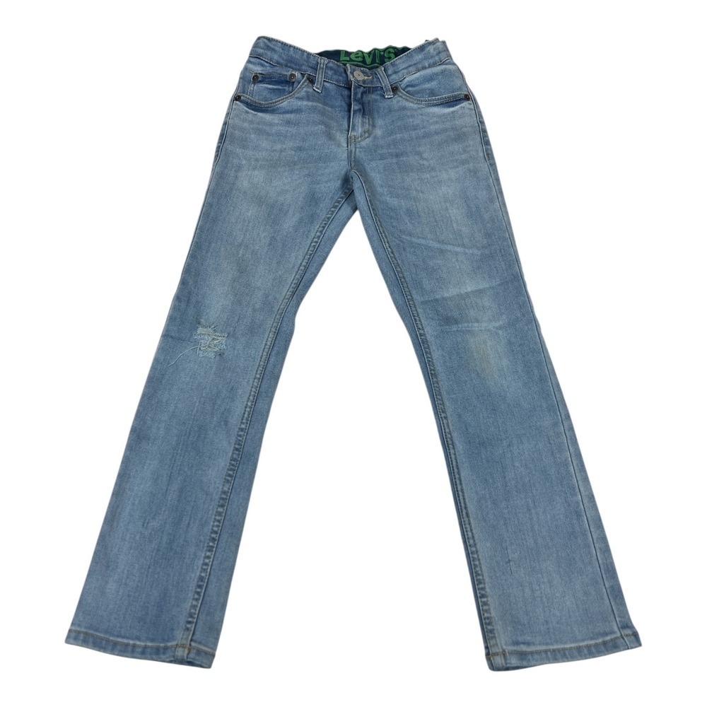 Levi's 511 Boys Slim Fit Jeans Adjustable Waist Blue Denim Youth Size 10 Regular